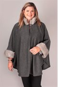 Desmona Charcoal Cape