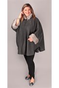 Desmona Charcoal Cape